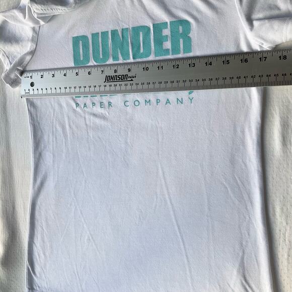 The Office Women’s Short Sleeve Size M, White, Dunder Mifflin Inc Paper Company - Picture 3 of 6